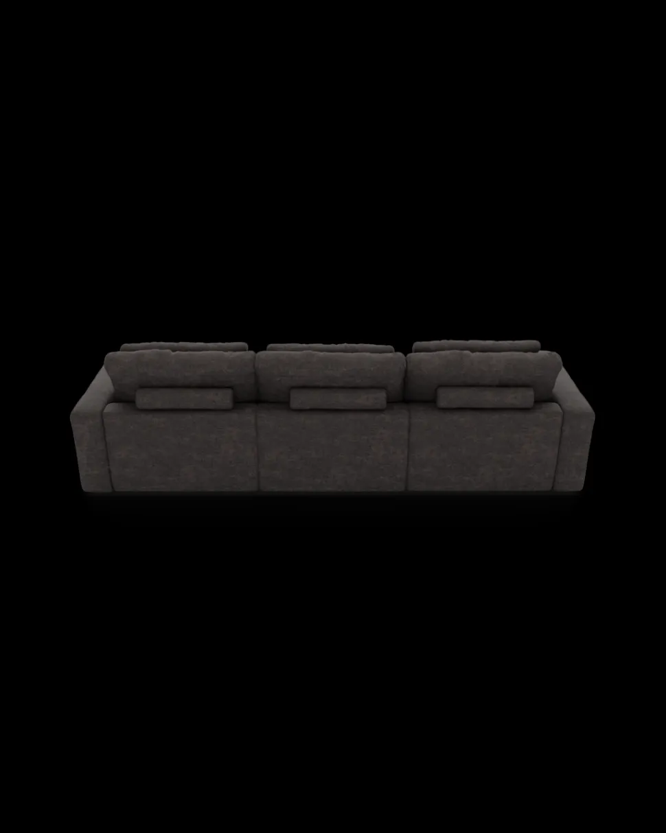 Rio sofa 3 pers. med bredde arme