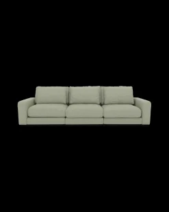 Rio sofa 3 pers. med bredde arme