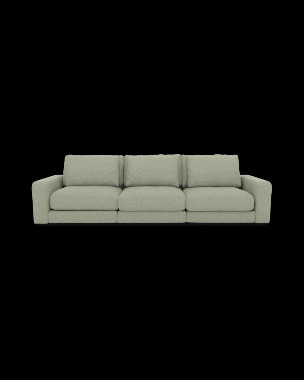 Rio sofa 3 pers. med bredde arme