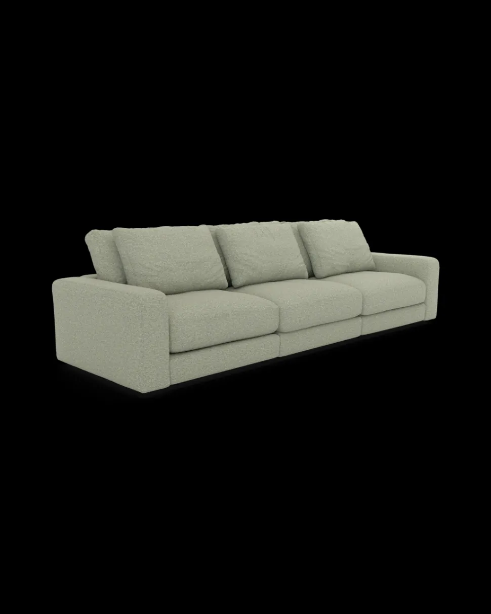 Rio sofa 3 pers. med bredde arme