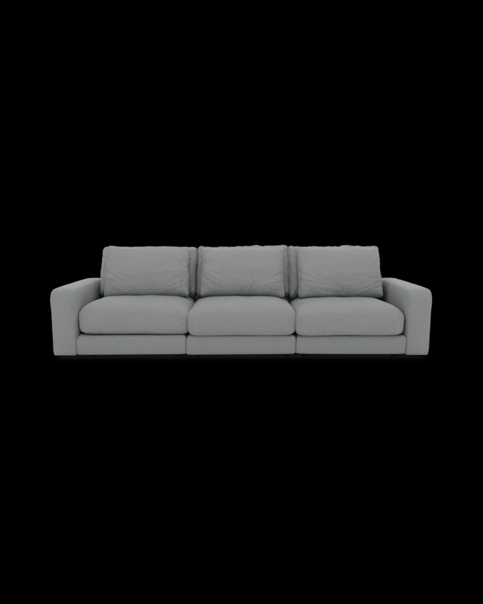 Rio sofa 3 pers. med bredde arme