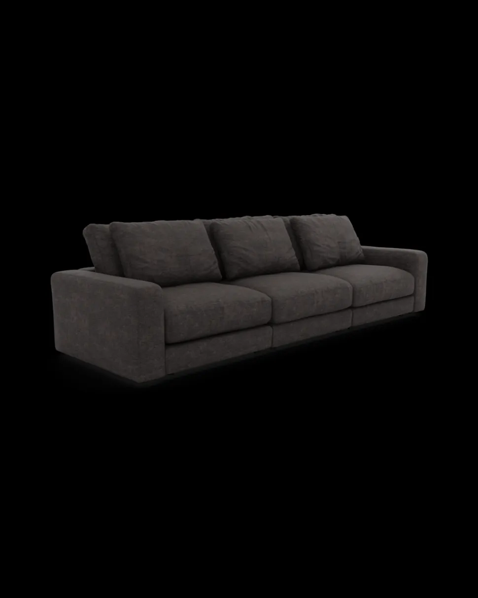 Rio sofa 3 pers. med bredde arme