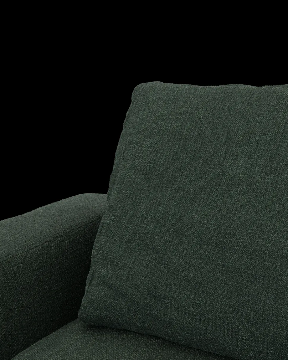 Rio sofa 4 pers. med bredde arme og 2 puder