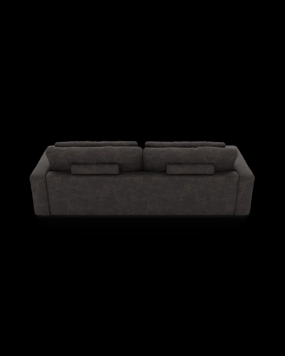 Rio sofa 4 pers. med bredde arme og 2 puder