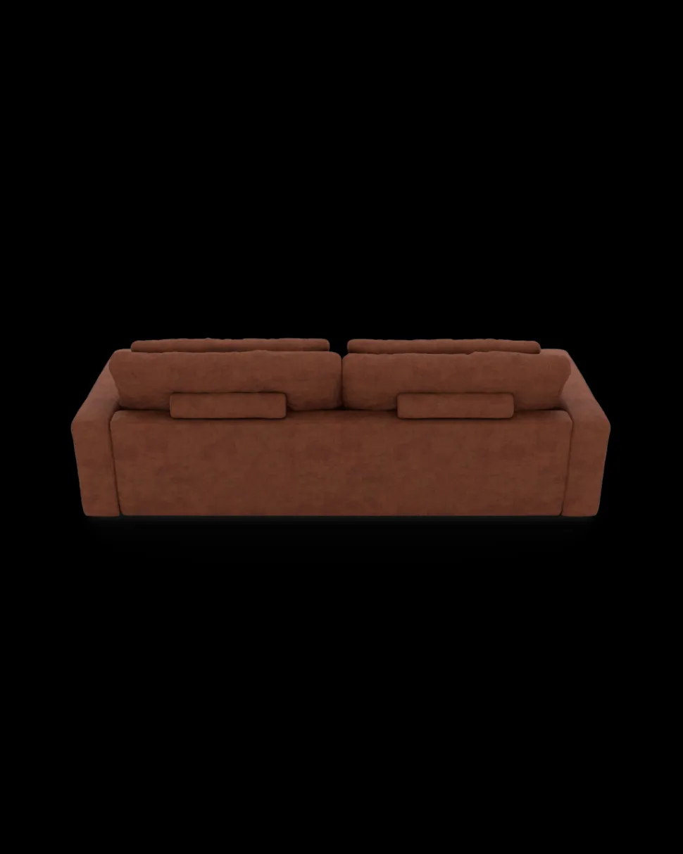 Rio sofa 4 pers. med bredde arme og 2 puder