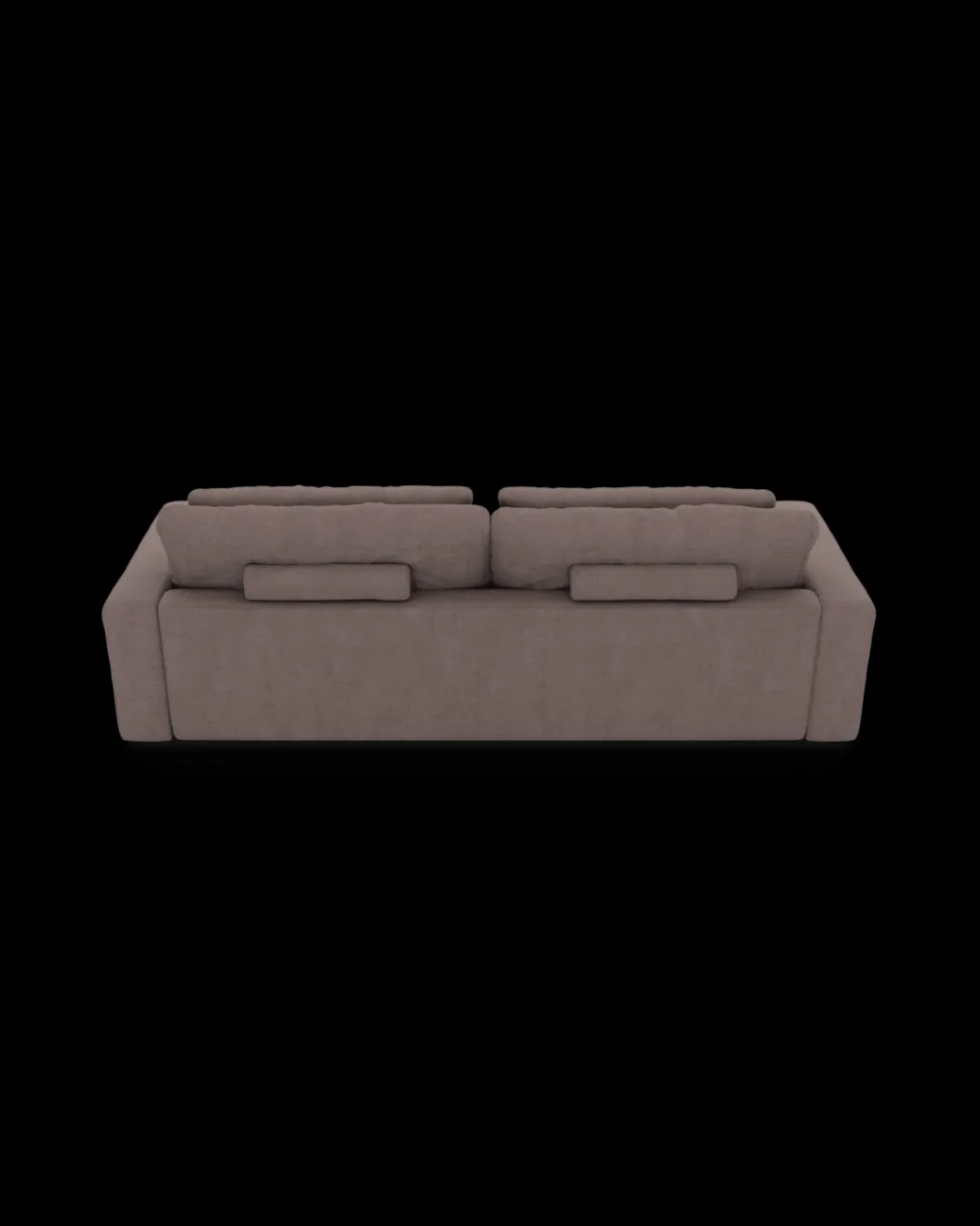 Rio sofa 4 pers. med bredde arme og 2 puder