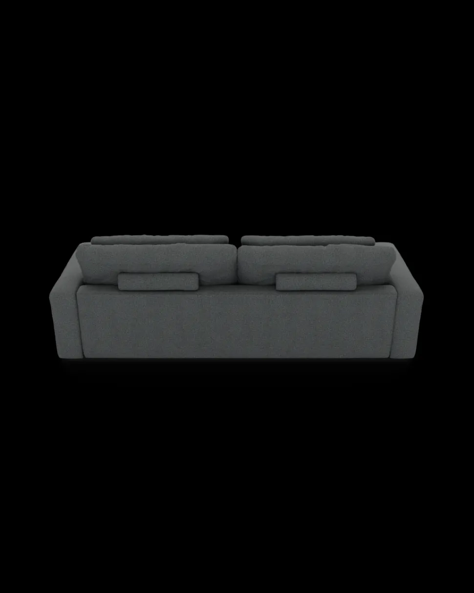 Rio sofa 4 pers. med bredde arme og 2 puder