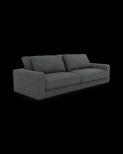 Rio sofa 4 pers. med bredde arme og 2 puder