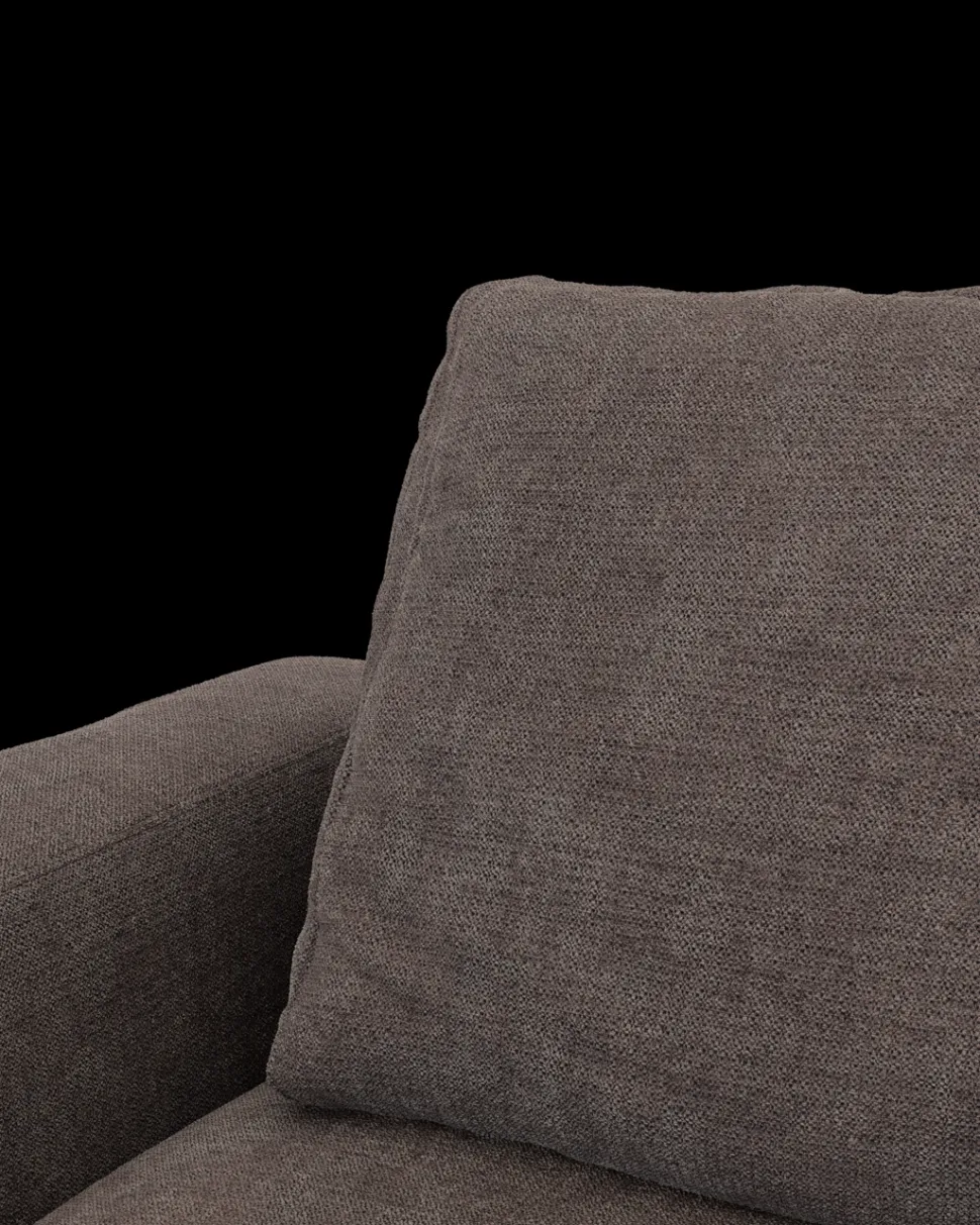 Rio sofa 4 pers. med bredde arme og 2 puder