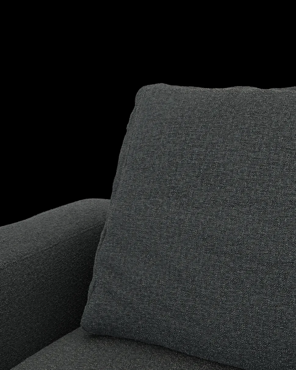 Rio sofa 4 pers. med bredde arme og 2 puder