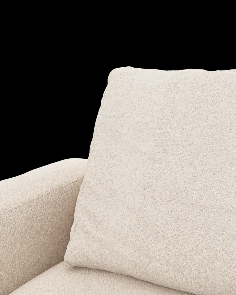 Rio sofa 4 pers. med bredde arme og 2 puder