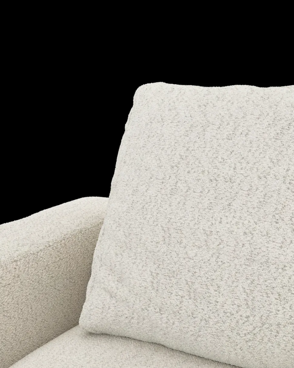 Rio sofa 4 pers. med bredde arme og 2 puder