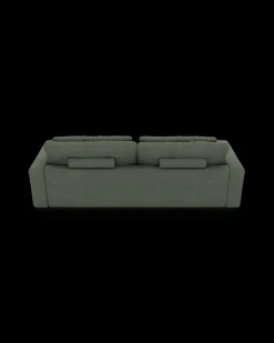 Rio sofa 4 pers. med bredde arme og 2 puder