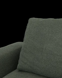 Rio sofa 4 pers. med bredde arme og 2 puder