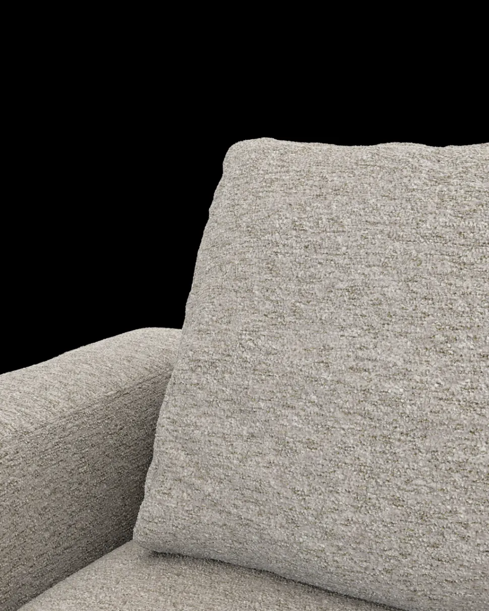 Rio sofa 4 pers. med bredde arme og 2 puder