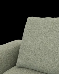 Rio sofa 4 pers. med bredde arme og 2 puder