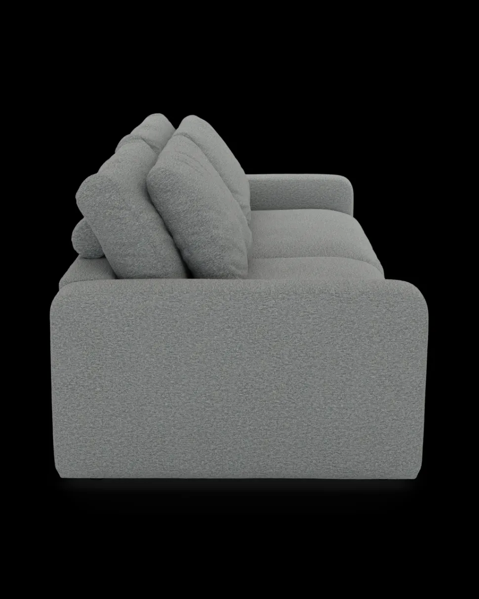 Rio sofa 4 pers. med bredde arme og 2 puder