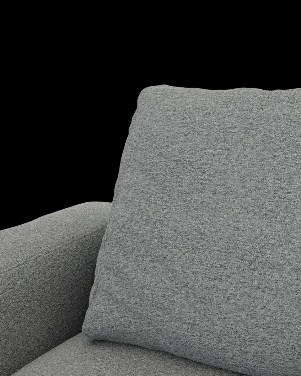 Rio sofa 4 pers. med bredde arme og 2 puder