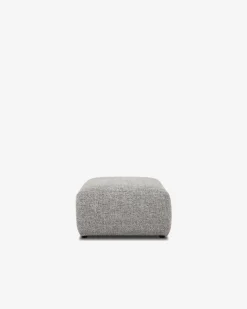 Risor puff, lys grå*