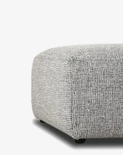 Risor puff, lys grå*