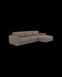 Riva sofa m/chaiselong, højrevendt