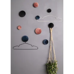 Round knager, rosa velour