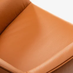 Salento spisebordsstol m/drej, cognac læder