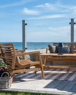 Santander loungesæt, teak natur