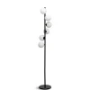 Scala balls gulvlampe, sort/frosted