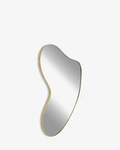 Shape spejl, messing