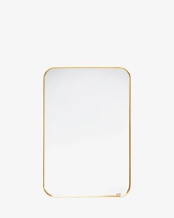 Simply vægspejl, messing