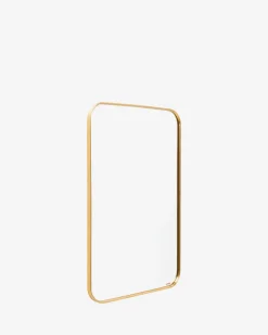 Simply vægspejl, messing