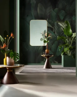 Simply vægspejl, messing