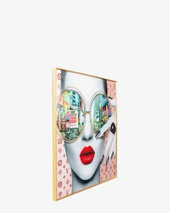 Times square view, glas galleri