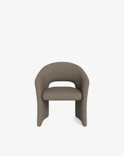 Tori spisebordsstol m/armlæn, taupe