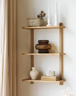 Townsville væghylde 3 hylder, eg