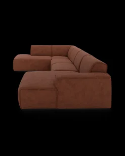 Vilanova U-sofa med chaiselong højre og open end venstre