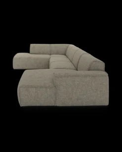Vilanova U-sofa med chaiselong højre og open end venstre