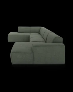 Vilanova U-sofa med chaiselong højre og open end venstre