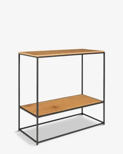 Vista konsolbord, eg/sort