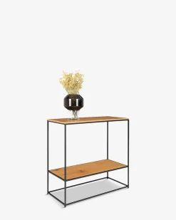 Vista konsolbord, eg/sort