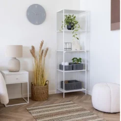 Vista reol 5 hylder, hvid