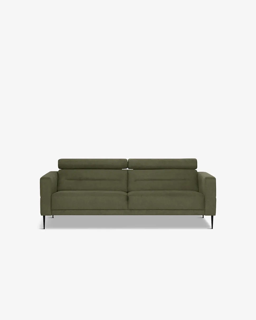 Vizion 3 pers sofa, mørkegrøn