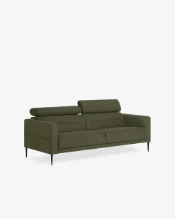 Vizion 3 pers sofa, mørkegrøn