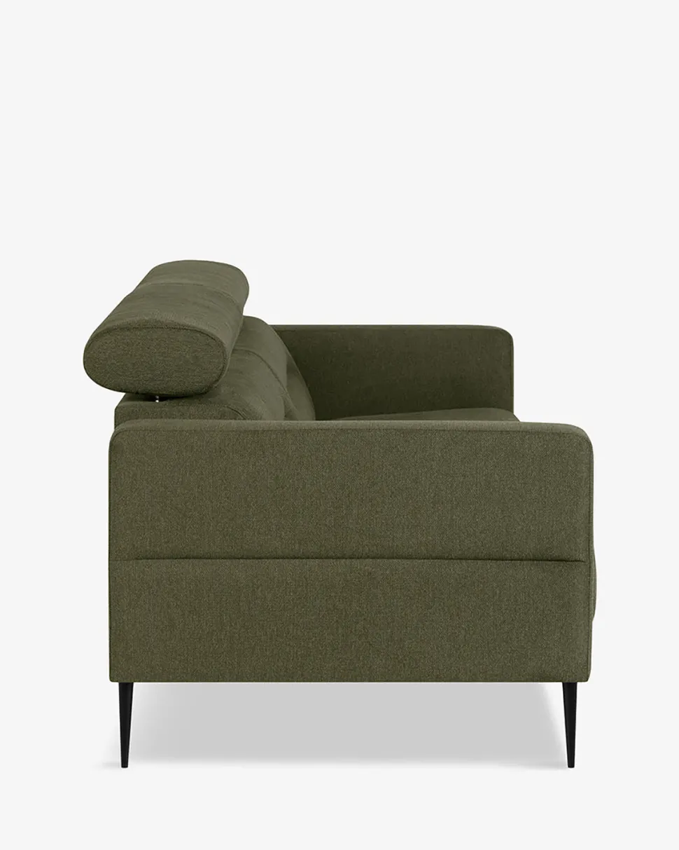 Vizion 3 pers sofa, mørkegrøn