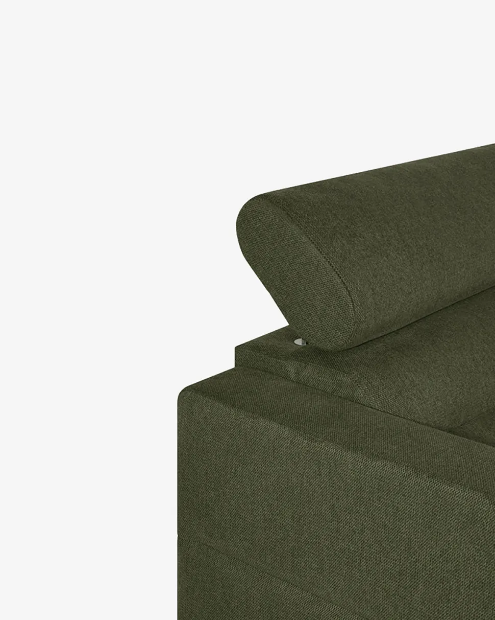 Vizion 3 pers sofa, mørkegrøn