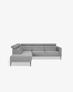Vizion hjørnesofa m/open end, grå