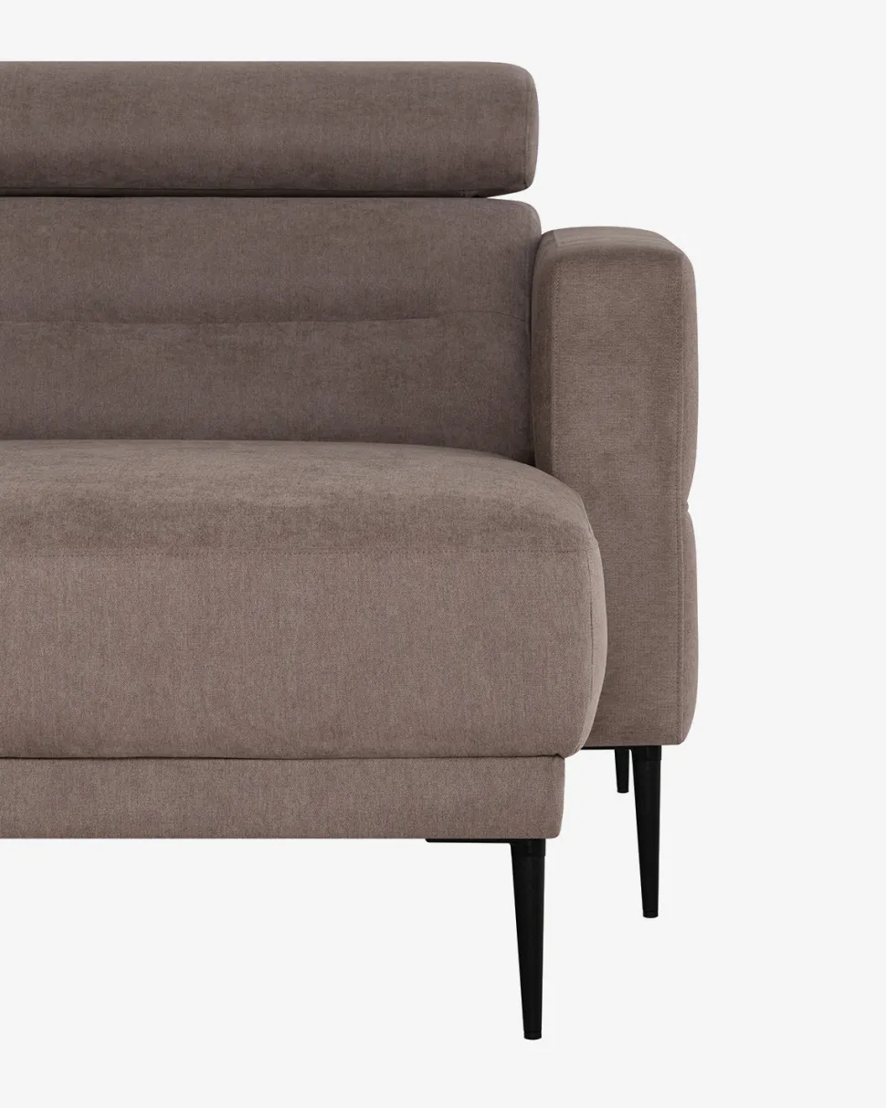 Vizion U-hjørnesofa, lys brun