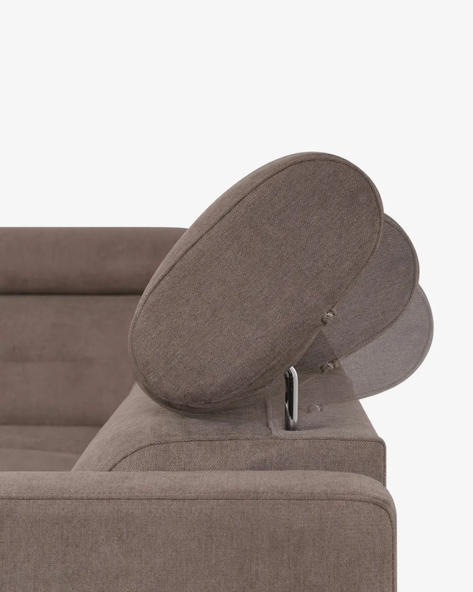 Vizion U-hjørnesofa, lys brun