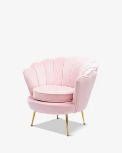 Water Lilly lænestol, rosa